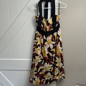 Gorgeous floral silk dress